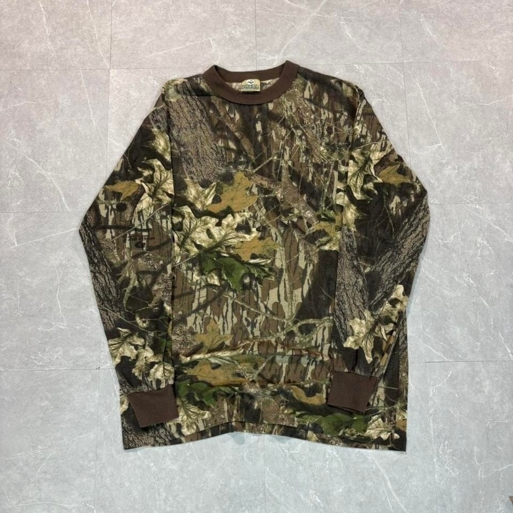 1990's Camo long sleeve‎ shirt